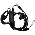 EHS24 C-Style Earpiece with Push-to-Talk Mic